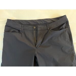 Lululemon Athletica Men's Commission Pant Slim Warpstreme 42 W 32 L Black